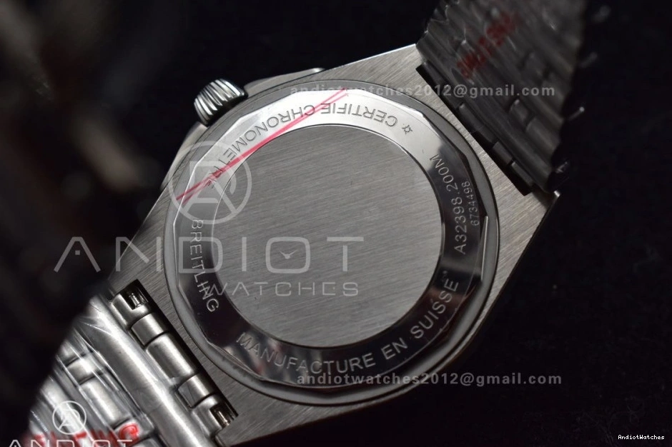 Factory 532 Chronomat Best Automatic BLS On Edition 1:1 A 40mm Breitling GMT White SS Bracelet Dial HighPerformance 0320